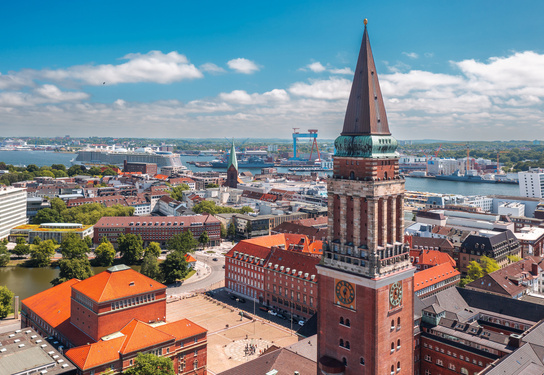 Kiel ist einer der wichtigsten Abfahrtshäfen für Kreuzfahrten ab Deutschland.