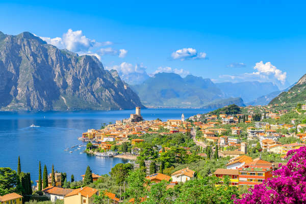 Busreisen zum Gardasee nach Malcesine in Italien.